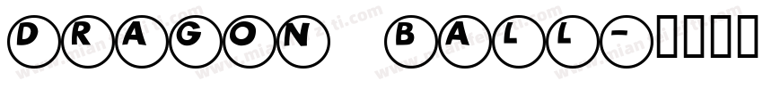 DRAGON BALL字体转换